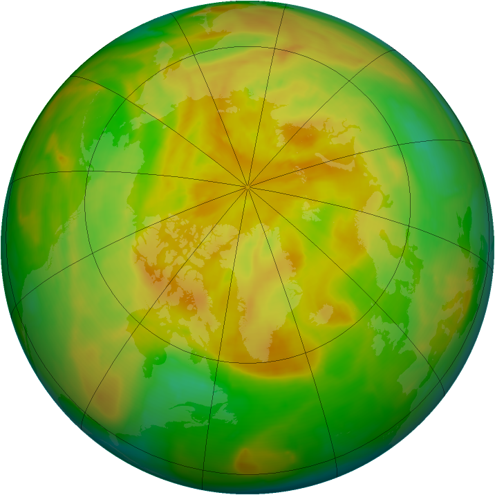 Arctic ozone map for 16 May 2014